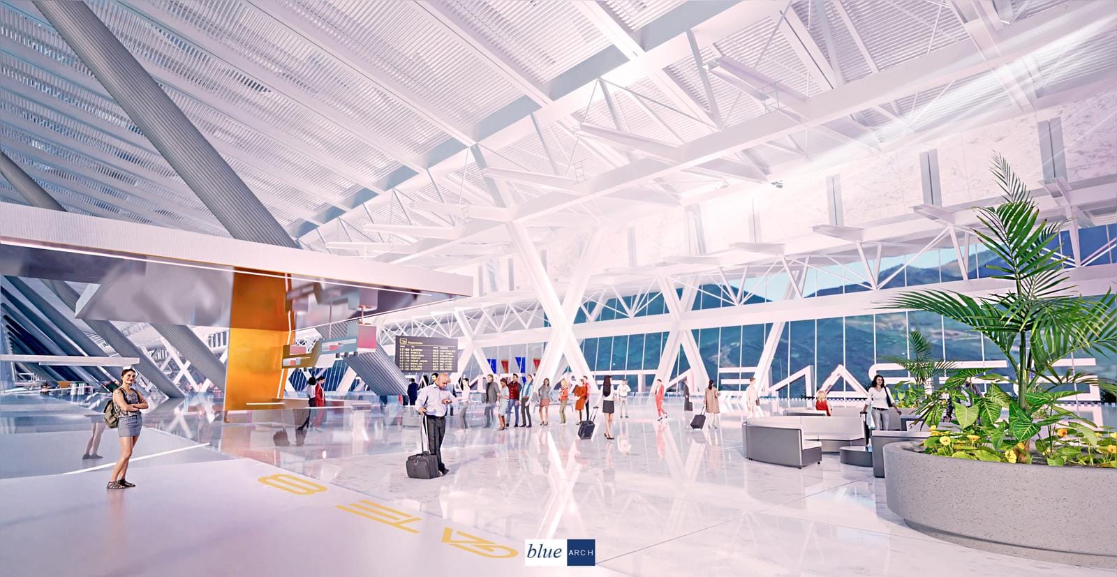 Berane Airport Terminal – Abflughalle